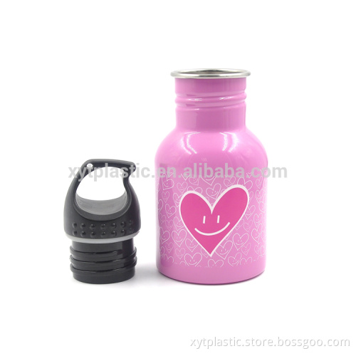 lovely cute small volume metal outdoor bottle water drinking bottle